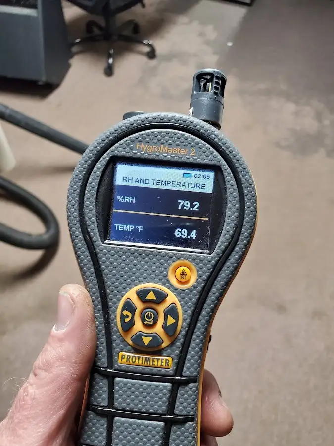 Moisture meter humidity assessment for Mold Remediation & Removal in Harrisonville